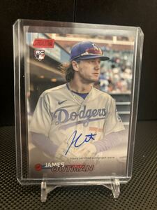 50枚限定 2023 Topps Stadium Club James Outman ジェームズ・アウトマン 直書きサイン AUTO ルーキー RC ドジャース Dodgers