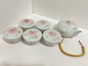 有田焼 春 ほたる 茶器セット 蓋付湯呑 急須 ☆ちょこオク☆80