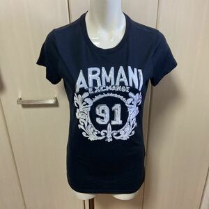 ARMANI EXCHANGE　アルマーニエクスチェンジ 　半袖Tシャツ 　ブラック　XSサイズ 　3000円より値下げ