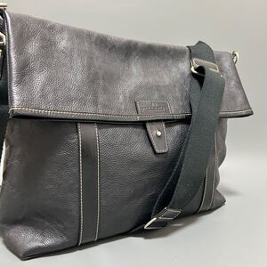 1円 Samsonite サムソナイトDEUX MONCX デュモンクス 2wayショルダーバッグ クロスボディ ブラック レザー メンズ レディース正規品本物