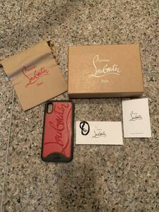 希少 iPhone XS 用 クリスチャン ルブタン CHRISTIAN LOUBOUTIN ケース