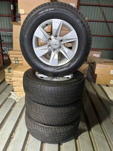 中古夏タイヤホイールセット 265/65R17 ミシュラン ラティテュードツアー プラド純正ホイール 4本セット ★☆送料安★☆