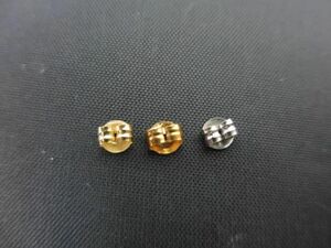 K18 K14WG ピアス キャッチ 地金タイプ 3点 アクセサリー