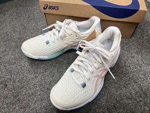 【送料込】訳あり特価 asics アシックス テニスシューズ 23.5cm レディース ソリューションスピードFF2 オールコート 1042A136-103