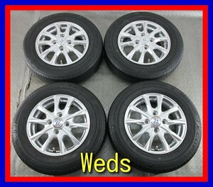 ■中古タイヤホイール■　Weds NEXTA 13インチ 4J +45 4H 100 BRIDGESTONE NH100C 145/80R13 75S 夏 S 軽自動車 激安 送料無料 K169