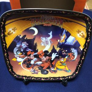 ＊激レア＊東京ディズニーランド　2003年ハロウィン ピクチャープレート　陶器飾り皿　デコレーション用