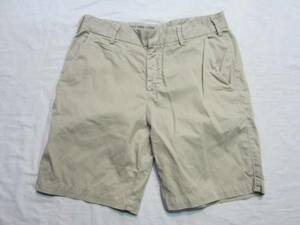 SAVE KHAKI　チノショーツ　ベージュ　Ｗ３０