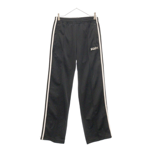 SAINT MICHAEL セントマイケル 24AW TRACK PANTS フロントロゴ刺繍 トラックパンツ SM-YS1-0000-074 ブラック