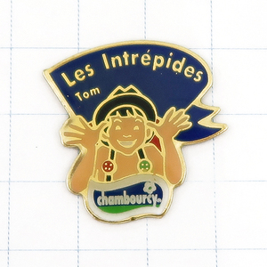 DKG★ PINS ピンズ ピンバッチ ピンバッジ ピンバッヂ フランス P1621　Les Intrepides Tom chambourcy シャンブールシー 乳製品