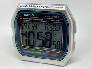 送料無料 CASIO(カシオ)デジタル 温度・湿度計付き電波目覚まし時計 DQD-851J-8JF 国内正規品