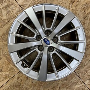 ◆1円スタート◆ SUBARU スバル　インプレッサ ホイール　【1本】 カー用品 車関連 パーツ 16×6　1/2j　55 mc01073566