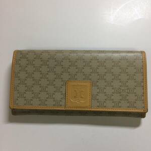 セリーヌ マカダム柄 CELINE 長財布 イタリア製