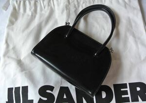 JIL SANDER / 　ジルサンダー レザー バッグ 　がま口　　ミニバッグ