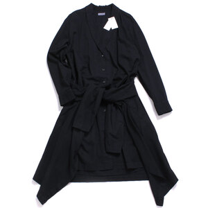 【タグ付き・新品・定価100,100円】DRIES VAN NOTEN DARUNO 1283 W.W.DRESS size38 ブラック ドリスヴァンノッテンドッキング ワンピース