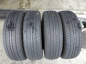 T206-6　ラジアルタイヤ　グットイヤー　GT-HYBRID　175/70R14　2018年　4本セット　個人宅発送不可商品