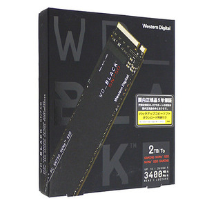 Western Digital製 SSD WD Black SN750 NVMe WDS200T3X0C 2TB [管理:1000017926]