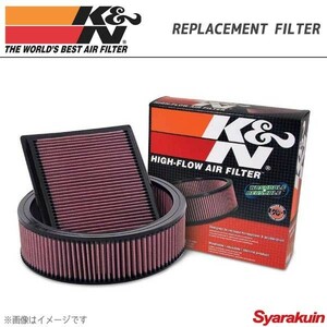 K&N エアフィルター REPLACEMENT FILTER 純正交換タイプ FIAT PUNTO 188A1 00～01 ケーアンドエヌ