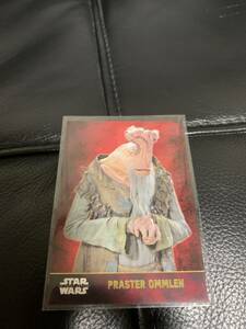 スターウォーズ　topps トレーディングカード　ゴールドパラレル　シリアル番号入り