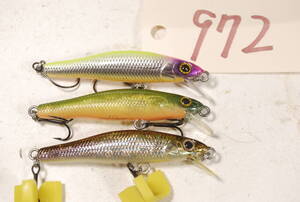 メガバス　MEGABASS　X-５５　F　３個　セット　９７２