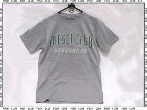 DIESEL【OR919-912】コットン・半袖＊Tシャツ＊M＊グレー