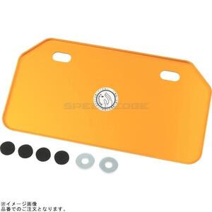 POSH ポッシュ 500292-04-10 アルミライセンスプレート 山型 新基準適合タイプ ゴールド