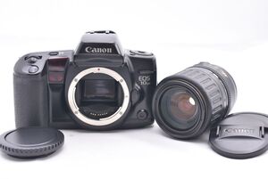 Canon キヤノン EOS10 QD ブラックボディ フィルムカメラ + ZOOM LENS EF 35-135mm F/4-5.6 レンズ (t8445)