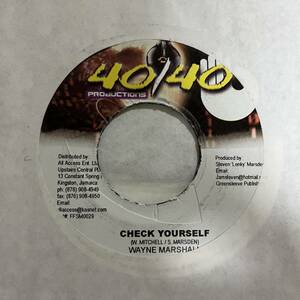 WAYNE MARSHALL CHECK YOURSELF MASTERPIECE RIDDIM REGGAE