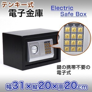 テンキー式電子金庫 家庭用金庫 防犯金庫 Sサイズ###テンキー金庫S-20D###