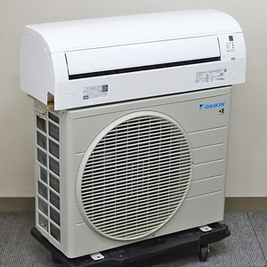 DAIKIN【S25ZTES-W】ダイキン ストリーマ空気清浄 水内部クリーン 高温防止モード エアコン 2.5kW おもに8畳用 R32冷媒 2022年製 中古品