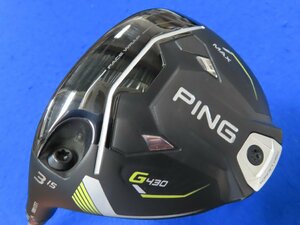 【中古品】★左・レフティ★ PING（ピン）2023 G430 MAX（マックス）HL フェアウェイウッド　3W（15°）【R相当】Fujikura SPEEDER HL-45