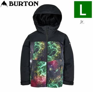 23-24 BURTON BOYS LODGEPOLE JKT カラー:TRUBLK PNTPLN Lサイズ 子供用 スノーボード スキー ジャケット JACKET 日本正規品