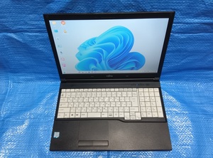 ノートPC　Fujitsu　LIFEBOOK　A７４６／N、CPU　Corei３-６１００U ２.３０GHｚ、RAM ８GB、SSD１２８GB、DVDROM、ACアダプター