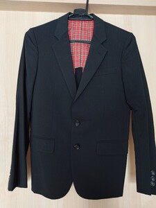 GARCONS テーラードジャケット ジャケット 黒 ブラック　チェック　Sサイズ