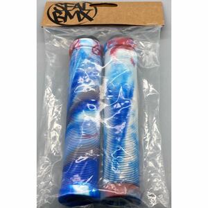 SEAL BMX ハンドル　グリップ　マーブル　タイダイ　22.2mm