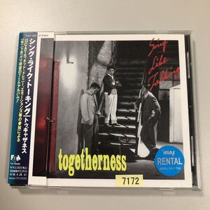 貴重です！帯付きＣＤ シング・ライク・トーキング togetherness 13CATS、ネッド・ドヒニー、エモーションズ等参加【20-12A】