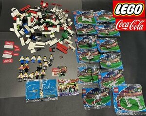 ◇LEGO レゴオリジンナル【レゴブロック　コカコーラ 　サッカー　人形：テレビクルー：等】総重量　285g P06196