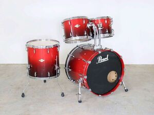 【中古】Pearl Masters Premium Maple 4pc Redburst ドラムセット #2 【2024090005835】