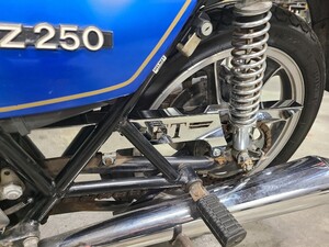 カワサキ Z250FT ロゴ入りメッキチェーンケース KAWASAKI 新品 GPZ250 Z250LTD