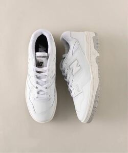 人気　NEW BALANCE ニューバランス　BB550 PB1 23cm ホワイト　スニーカー　バスケットボール　インスタ掲載