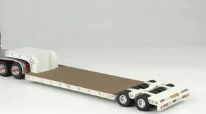 プラッツ　ケンクラフト 1/50 16輪 中低床重量物運搬用トレーラ ホワイト 完成品 KK1013W