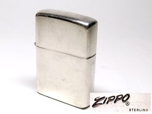 侍】STERLING SILVER スターリングシルバー 1970年代 ヴィンテージ 社外スプリングネジ オイルライター ケース付 着火確認済 20+263