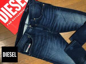 ●W86 DIESEL ディーゼル 美品 チュニジア製 SPENDER ブリーチ ストレッチ ジョグ デニムパンツ メンズ 即決 即納 55dsl 大きい●781