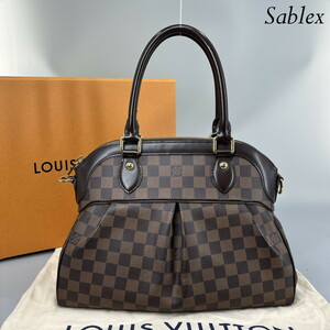 1円【未使用】LOUIS VUITTON ルイヴィトン ダミエ トレヴィPM 2WAY ハンドバッグ ショルダーバッグ エベヌ N51997 レディース ブラウン 