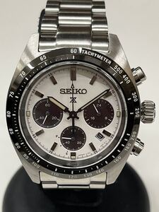 S155【個人保管品】/ SEIKO PROSPEX SBDL085/V192-0AF0 稼働品 セイコー プロスペックス スピードタイマー ソーラー クロノグラフ 腕時計 