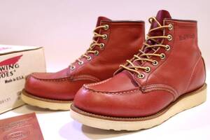 極上革質 REDWING 超希少 初期オリジナル VINTAGE/旧羽タグ 8131/8875 8.5D アイリッシュセッター 貴重な極美品/別格の90年代オロラセット