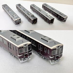 【改造品】阪急6300系嵐山線リニューアル車　KATO品番10-1825、GM阪急9300系改造　切り継ぎ　クーラー改造　車番社紋等自作ホットスタンプ