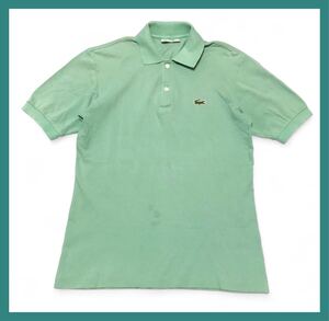 2112◆CHEMISE LACOSTE シュミーズ ラコステ◆ワニワッペン 半袖 ポロシャツ グリーン