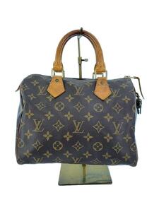 LOUIS VUITTON◆1)スピーディ25_モノグラム・キャンバス_BRW/PVC/BRW