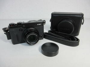 中古 カメラ FUJIFILM フジフイルム X30 SUPER EBC 7.1-28.4mm 1:2.0-2.8 ※動作未確認 ／H