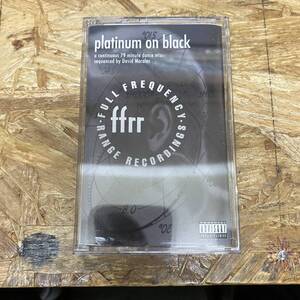 シHIPHOP,R&B PLATINUM ON BLACK アルバム,INDIE TAPE 中古品